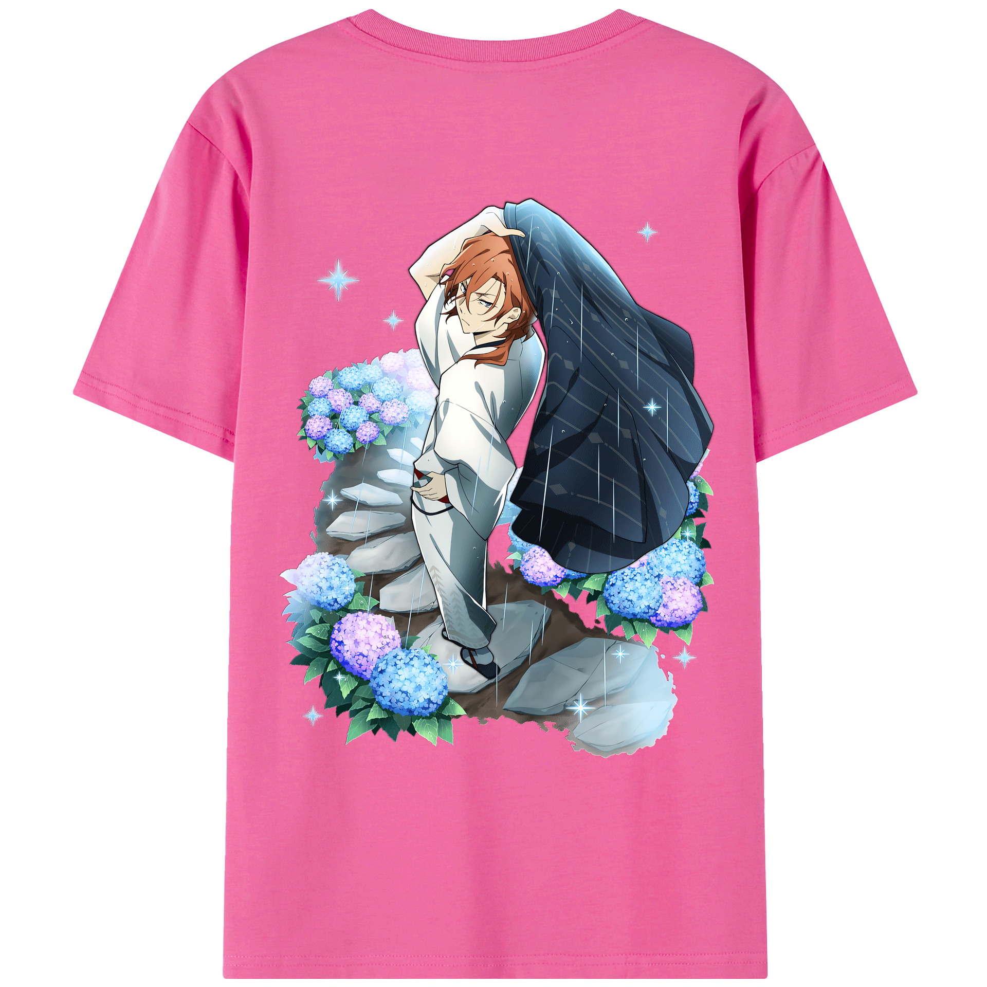 （画像用） 文豪ストレイドッグス Bungo Stray Dogs レディース半袖Tシャツ(バックプリント)